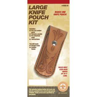 WMU Leather Kit Knife Pouch Large 