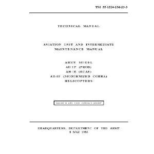 Bell Helicopter AH 1F P E F Technical Manual TM 55 1520 236 23 3 Bell 