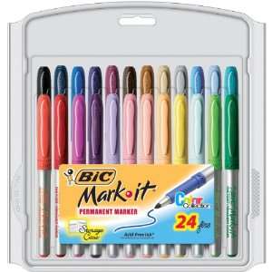  Bic Mark It Permanent Markers Fine Point   674117 Patio 