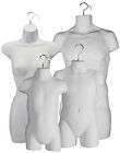 set of male, female, child & toddler mannequins