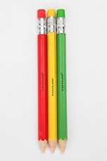 Kikkerland Rainbow Pencil Pen   Set Of 3