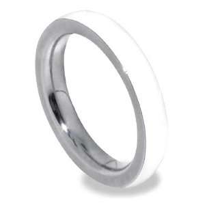  Luca Barra Ladies Ring in White Steel, form Wedding ring 