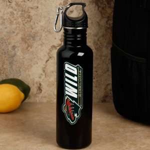  Minnesota Wild Black 750ml Stainless Steel Water Bottle 