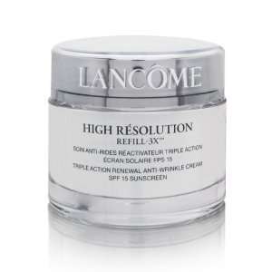  Lancome High Resolution Refill 3x Cream SPF 15 1.7 Oz / 50 