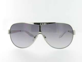NEW Armani Exchange Designer Sunglasses Silver/White Metal Aviator 