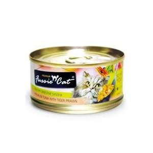  Fussie Cat Premium Tuna with Tiger Prawn Canned Cat Food 