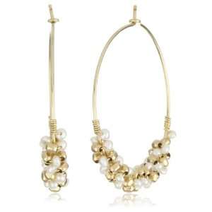 Chibi Jewels Freshwater Pearl Spiral Hoop Earrings 