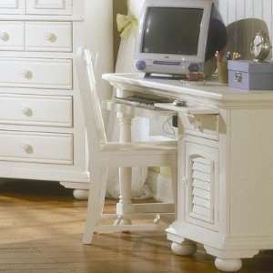   Cottage Traditions Chair in Distressed Eggshell White Furniture