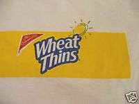 Wheat Thins T Shirt Crackers Snacks Original Nabisco Mens White Cotton 