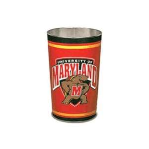   Maryland Terps NCAA Tapered Wastebasket (15 Height)