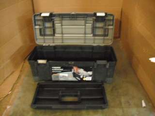 WHOLESALE LOT OF SIX ASSORTED ITEMS INCLUDING TOOLBOX  