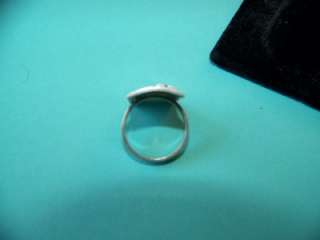 Sterling Silver Sorority Ring CHI PHI by Green KC, Sz6  