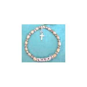  Peach Freshwater Pearl Inspirational Rosary Everything 