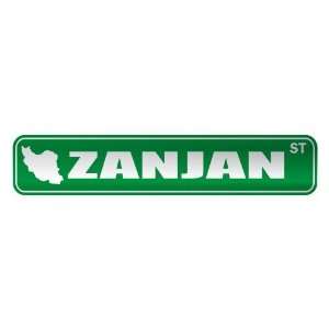   ZANJAN ST  STREET SIGN CITY IRAN