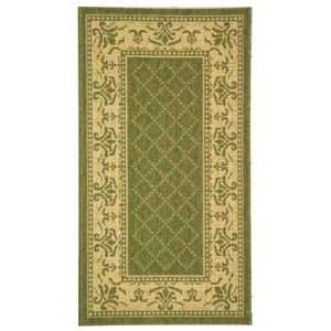 Safavieh Courtyard CY09011E06 Olive and Natural Traditional 2 x 37 