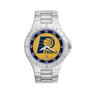 Indiana Pacers Mens Pro Ii Sterling Silver Bracelet Watch  