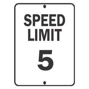  24 x 18 SPEED LIMIT 5 MPH Traffic Sign