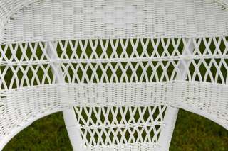 Tortuga Outdoor Patio Furniture PS45 WHITE Resin Wicker 4 Piece 