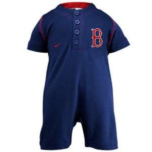    Nike Boston Red Sox Navy Blue Infant MLB Romper