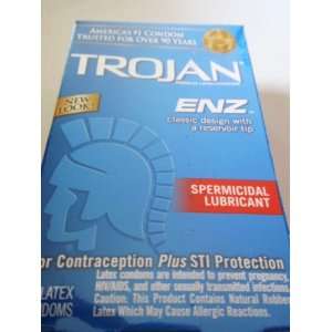  Trojan ENZ Condoms, STI Protection 12 Count, 3 Pack 