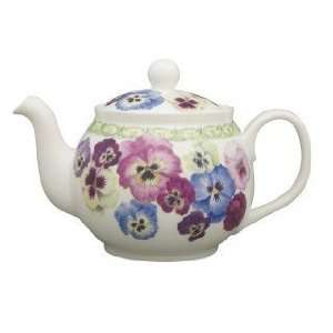  Roy Kirkham Pansy 6 Cup Teapot Patio, Lawn & Garden