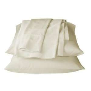 Fieldcrest Luxury Egyptian Cotton Sheet Set Ivory Color Full Size 