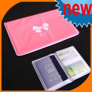 Travel Passport ID Credit Card Case Sets Holder Cover  
