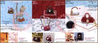   Japanese Beading Craft Pattern Book 3D Bead Bag Purse Shoe Charm
