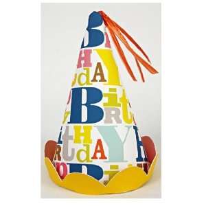  Bright Patterned Birthday Party Hats Toys & Games