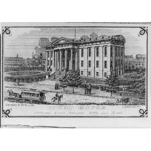  Court House,Jefferson St,Berman & Bros,c1840