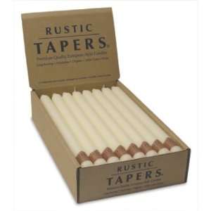  Northern Lights Candles   Rustic Tapers 24pc 12in Ivory 