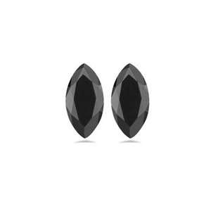   9x3.8 3.3 mm Loose Black Diamond Marquise Full Cut Matched Pair