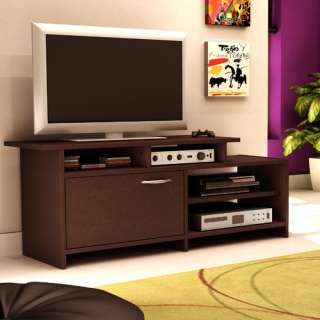 South Shore Step One 52 TV Stand in Chocolate 3159661 066311043525 