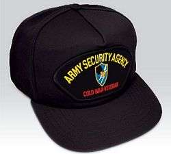   US ARMY US ARMY ARMY SECURITY AGENCY COLD WAR VETERAN BALLCAP CAP HAT