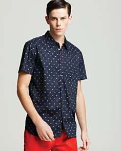 MARC BY MARC JACOBS Heart and Dot Short Sleeve Sport Shirt   Classic 