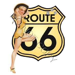  Sexy Vintage Route 66 Pinup Decal s152 Musical 