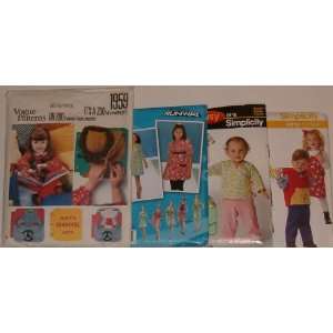  Childrens Sewing Patterns Assorted 