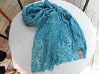 NWT TORY BURCH TURQUOISE SNAKE PRINTED SCARF