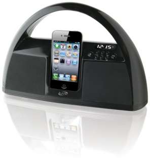 iLive iBP181B  Portable Boombox Radio and iPhone/iPod dock 
