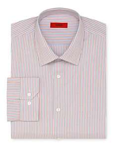 HUGO Ellis X Stripe Dress Shirt   Contemporary Fit