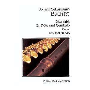  Sonate Es dur BWV 1031 (9790004180723) Books