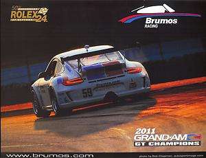 2012 Brumos Racing   Grand  Am Rolex Series Postcard  