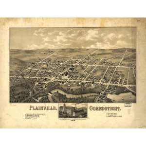  1878 map of Plainville, Connecticut