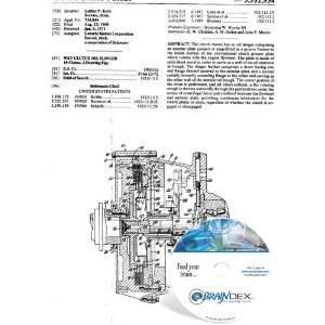  NEW Patent CD for WET CLUTCH OIL SLINGER 