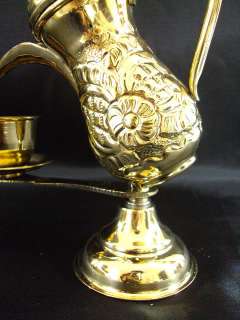 brass jar set 9 egytpian decorated antique engraved  