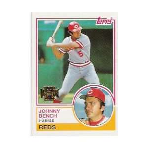 2001 Topps Archives #382 Johnny Bench 83 