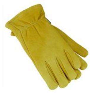 Wells Lamont Mens Grain Deerskin Leather Work Gloves 