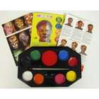 SnazarooUSA Primary Rainbow 8 Color Face Paint Kit with Brush and 