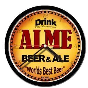  ALME beer and ale wall clock 