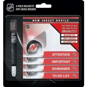  Turner New Jersey Devils Magnetic To Do Notes, 4 Pack 